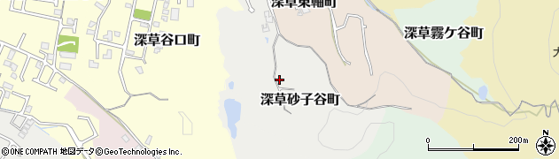 京都府京都市伏見区深草砂子谷町周辺の地図