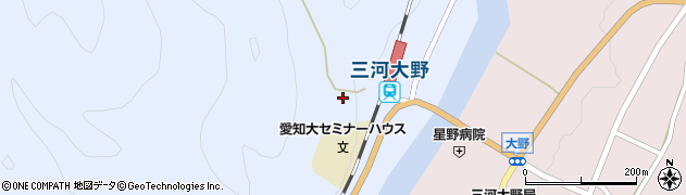 愛知県新城市富栄東貝津8周辺の地図
