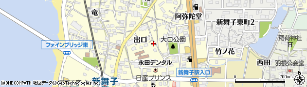 愛知県知多市新舞子周辺の地図