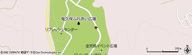 愛知県新城市作手白鳥（鬼久保）周辺の地図