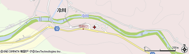 静岡県伊豆市冷川484周辺の地図