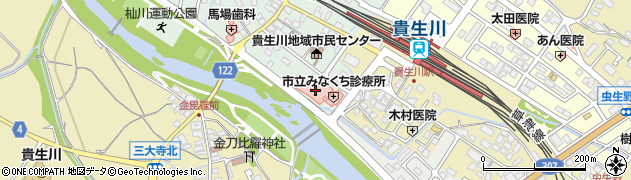 甲賀市立介護老人保健施設ケアセンターささゆり周辺の地図