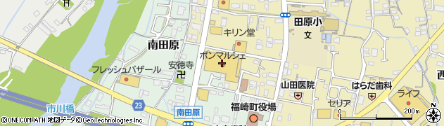 ダイソーボンマルシェ福崎店周辺の地図