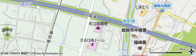 福崎町立図書館周辺の地図