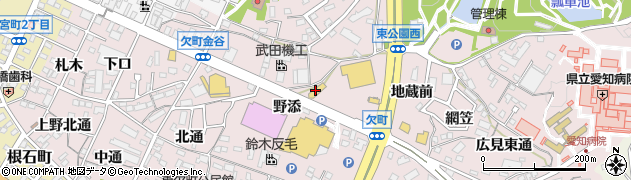 株式会社池田事務器　岡崎店周辺の地図