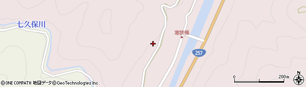 愛知県新城市横川（中貝津）周辺の地図