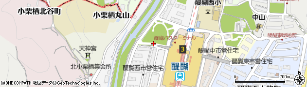京都府京都市伏見区醍醐折戸町周辺の地図