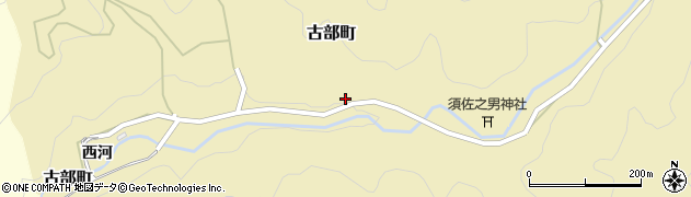 愛知県岡崎市古部町（古屋敷）周辺の地図