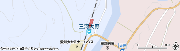 三河大野駅周辺の地図