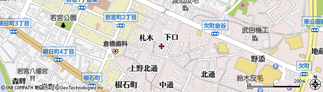 高木木工株式会社周辺の地図