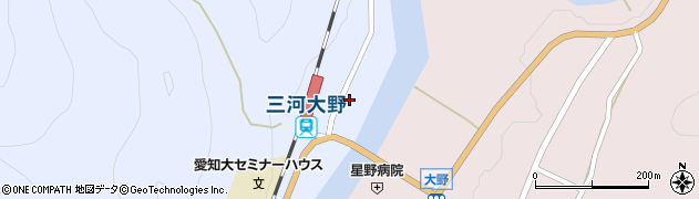愛知県新城市富栄（橋爪）周辺の地図