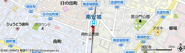 南安城駅周辺の地図