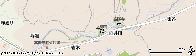 愛知県岡崎市高隆寺町（本郷）周辺の地図