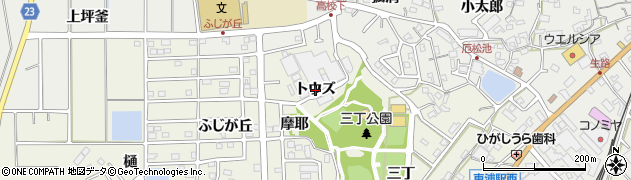 愛知県東浦町（知多郡）藤江（トウズ）周辺の地図