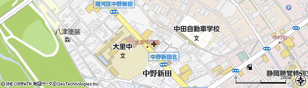 トヨタユナイテッド静岡　静岡インター店周辺の地図