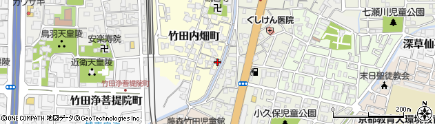 京都府京都市伏見区竹田内畑町257周辺の地図