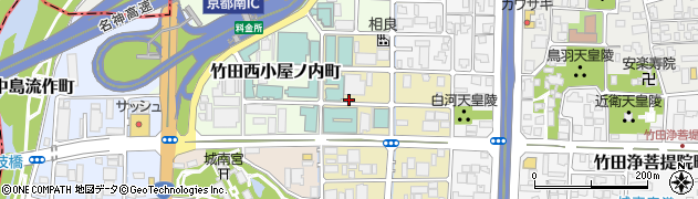 京都府京都市伏見区竹田東小屋ノ内町14周辺の地図