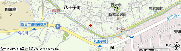 三重県四日市市八王子町430周辺の地図