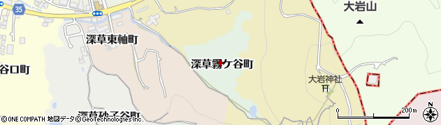 京都府京都市伏見区深草霧ケ谷町周辺の地図
