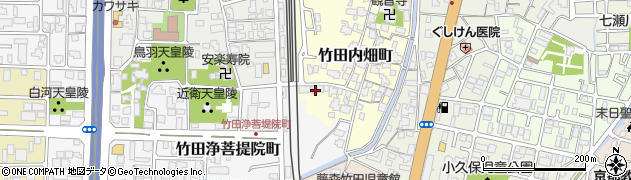 京都府京都市伏見区竹田内畑町183周辺の地図