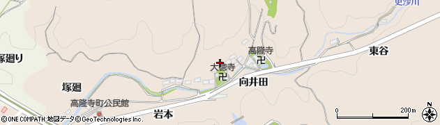 愛知県岡崎市高隆寺町周辺の地図