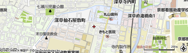 ルネ　墨染２番館管理事務所周辺の地図