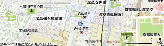 京都府京都市伏見区深草北蓮池町895周辺の地図