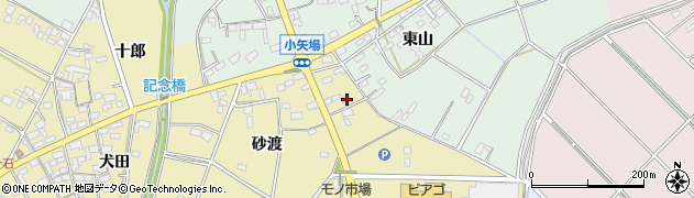 愛知県安城市福釜町砂渡8周辺の地図