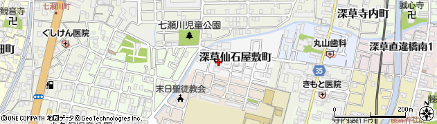 京都府京都市伏見区深草仙石屋敷町26周辺の地図