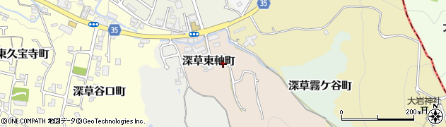 京都府京都市伏見区深草東軸町周辺の地図
