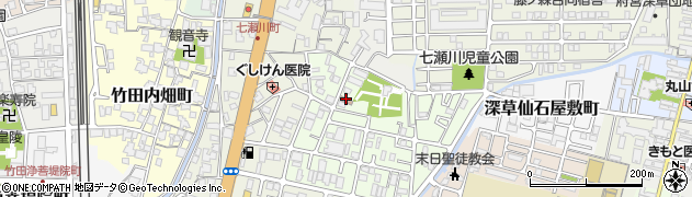 京都小久保郵便局周辺の地図