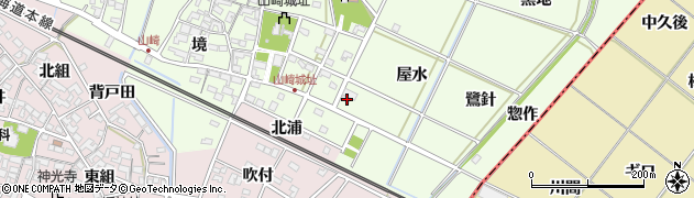 愛知県安城市山崎町城跡10周辺の地図