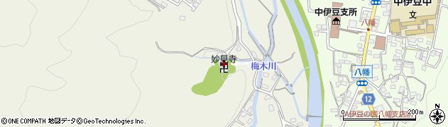 静岡県伊豆市梅木279周辺の地図