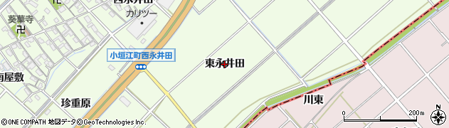 愛知県刈谷市小垣江町（東永井田）周辺の地図