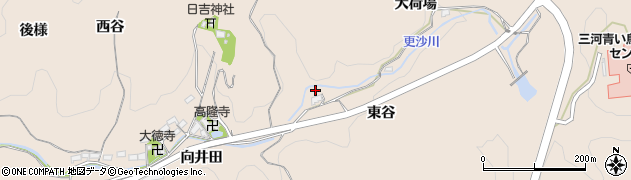 愛知県岡崎市高隆寺町東谷周辺の地図