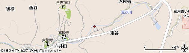 愛知県岡崎市高隆寺町（東谷）周辺の地図