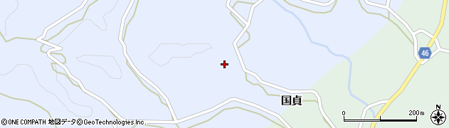 岡山県美作市国貞1354周辺の地図