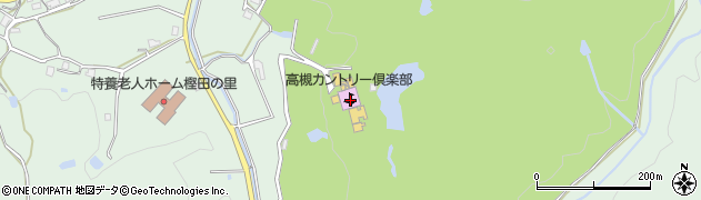 大阪府高槻市田能（中山）周辺の地図