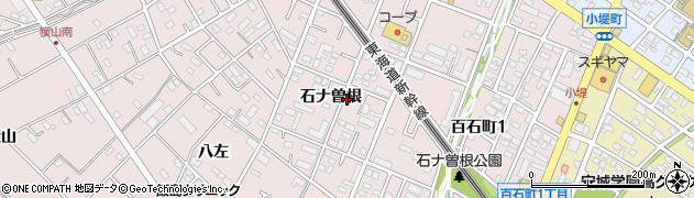 愛知県安城市横山町石ナ曽根周辺の地図
