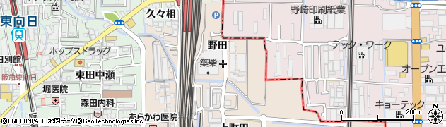 京都府向日市森本町周辺の地図