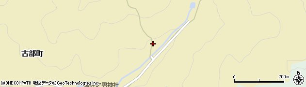 愛知県岡崎市古部町（竹ノ花）周辺の地図