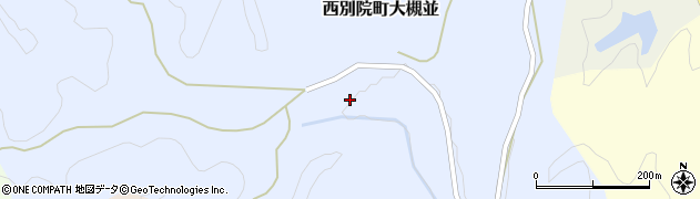 京都府亀岡市西別院町大槻並中通周辺の地図