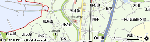 愛知県知多郡阿久比町白沢天神前54周辺の地図