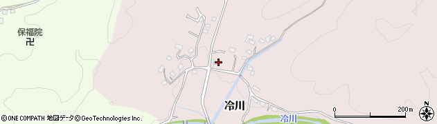 静岡県伊豆市冷川621周辺の地図