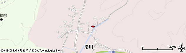 静岡県伊豆市冷川661周辺の地図