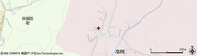 静岡県伊豆市冷川612周辺の地図