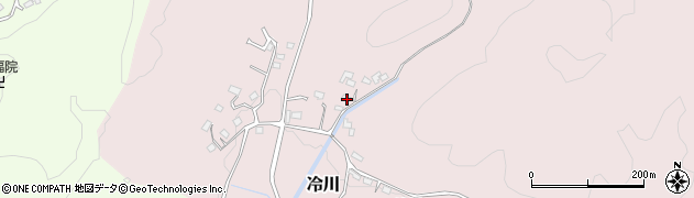 静岡県伊豆市冷川656周辺の地図