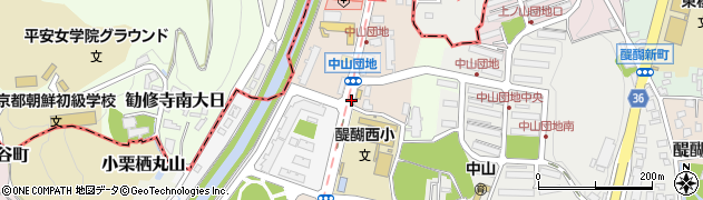 京都府京都市伏見区醍醐川久保町周辺の地図