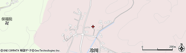静岡県伊豆市冷川626周辺の地図