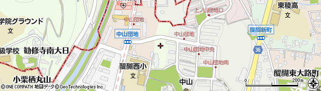 京都府京都市伏見区醍醐平松町9周辺の地図